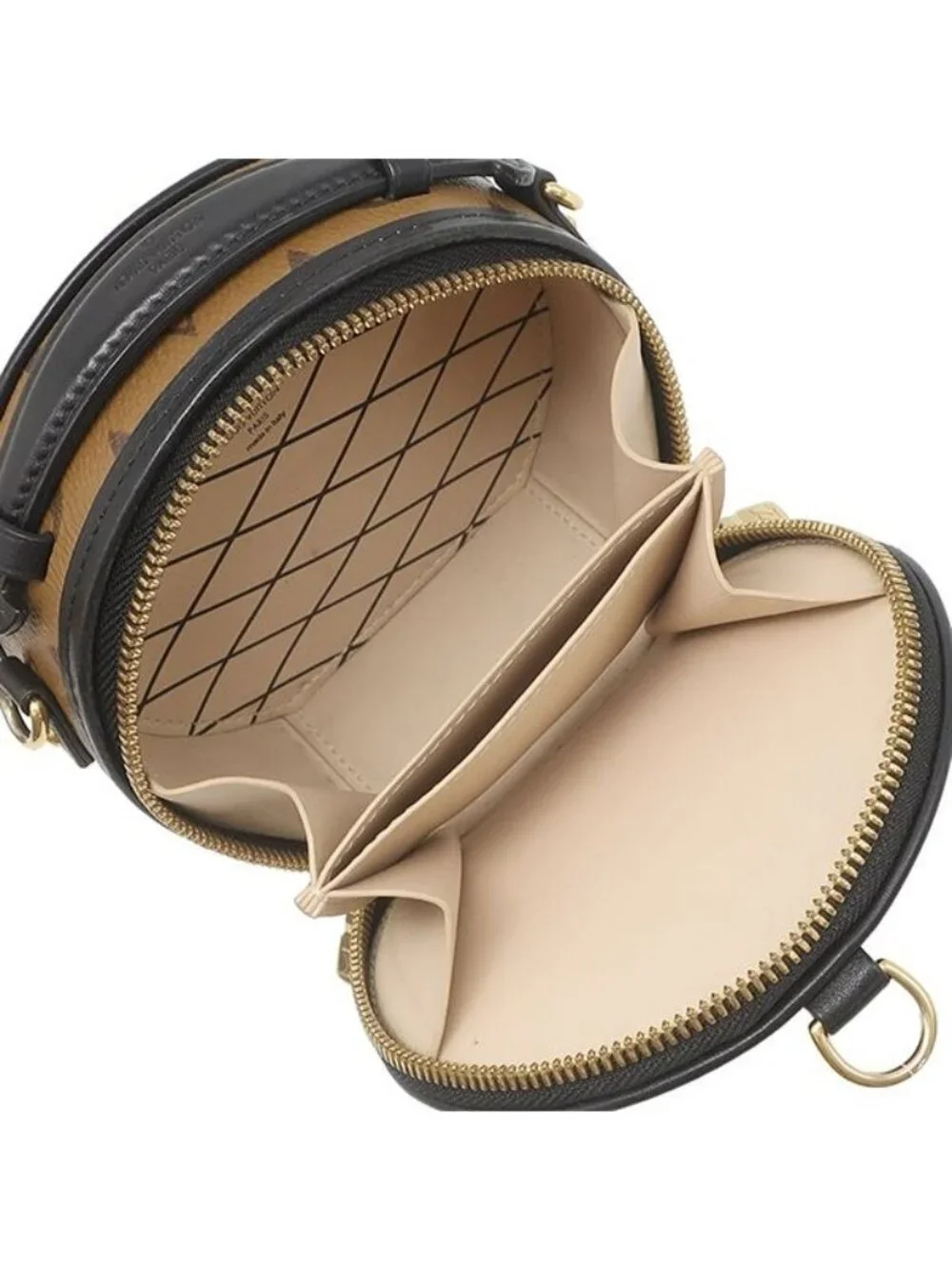 Louis Vuitton Shoulder Bag Mini Boite Chapeau Leather Monogram Reverse Canvas